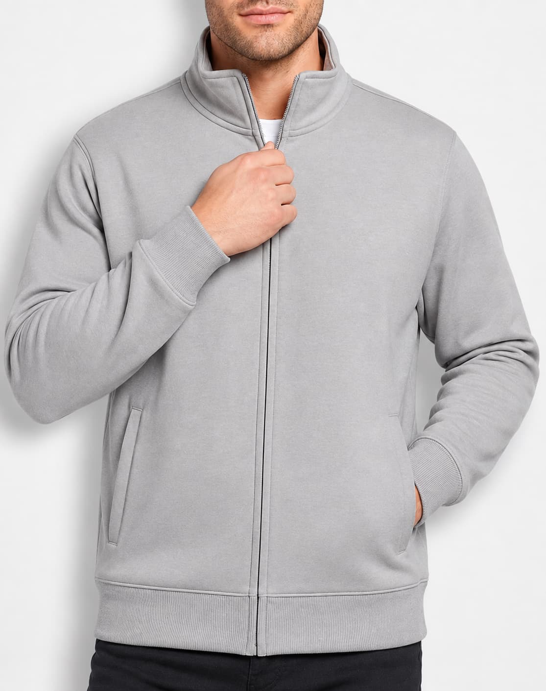 Grey Sweat Jacket