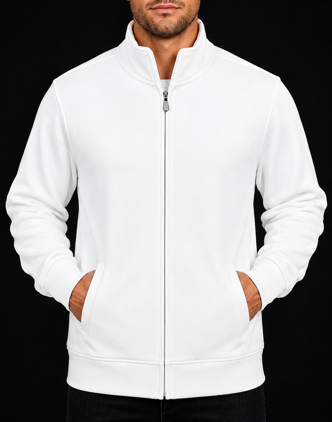 White Sweat Jacket