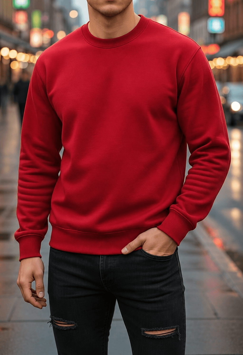 Red Sweat Shirt