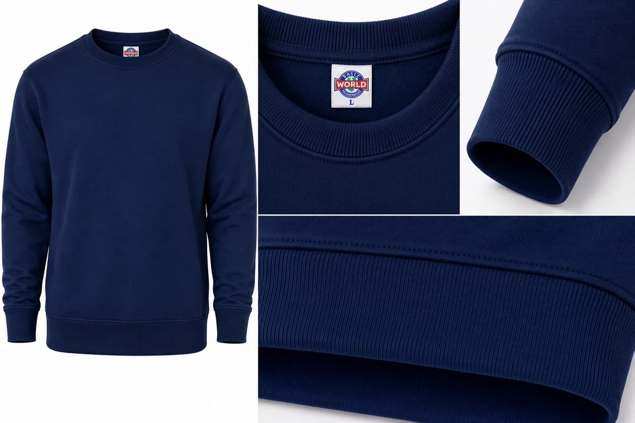 Navy Blue Sweat Shirt - alternate view