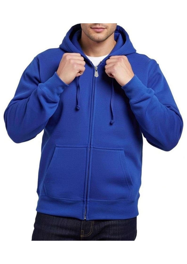 Royal Blue Zip Hoodie