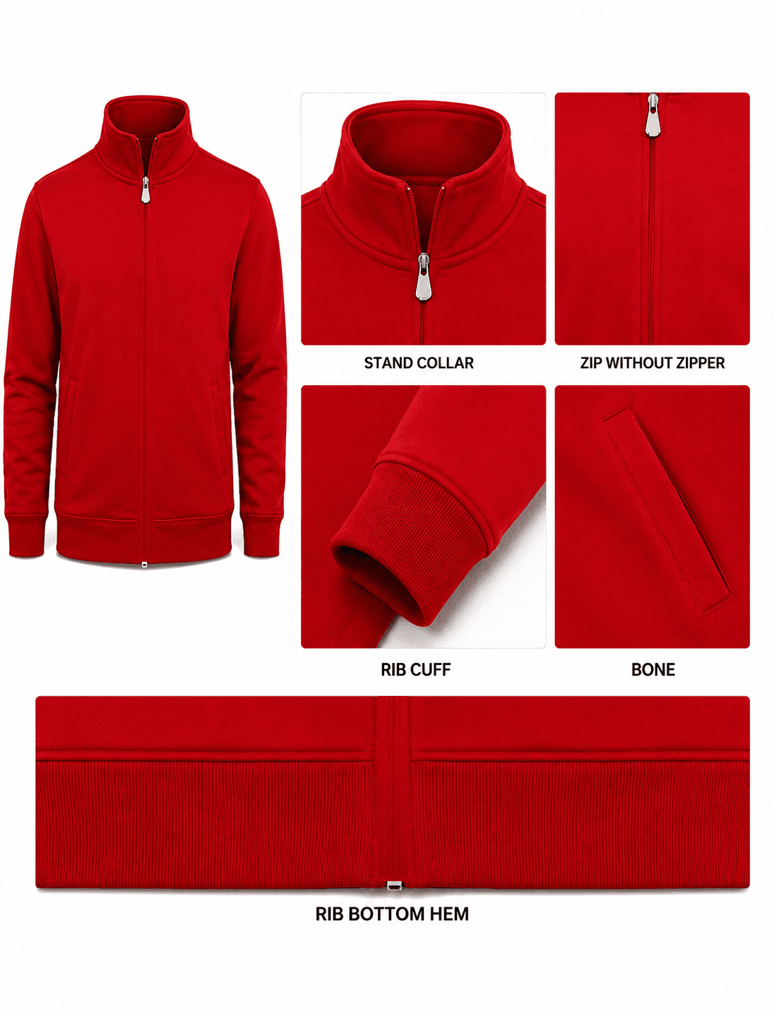 Red Sweat Jacket