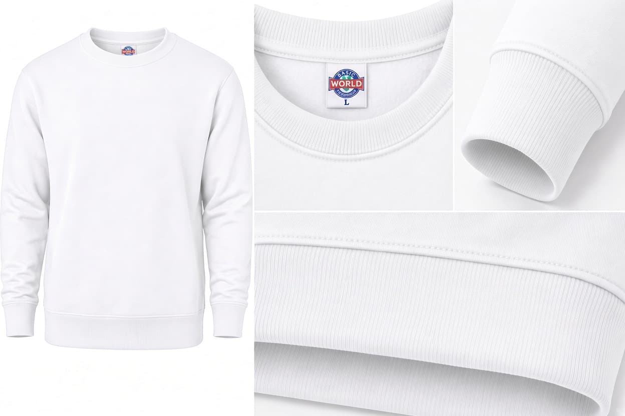 White Sweat Shirt