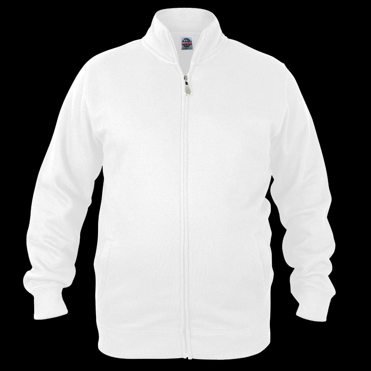 White Sweat Jacket - alternate view