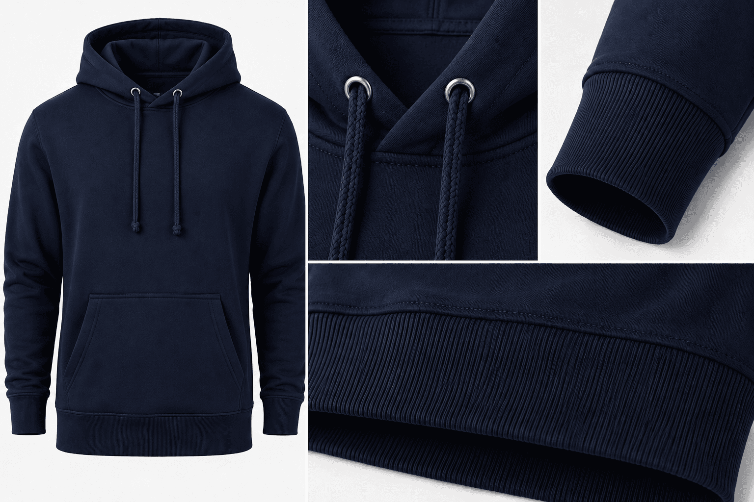 Navy Pullover Hoodie