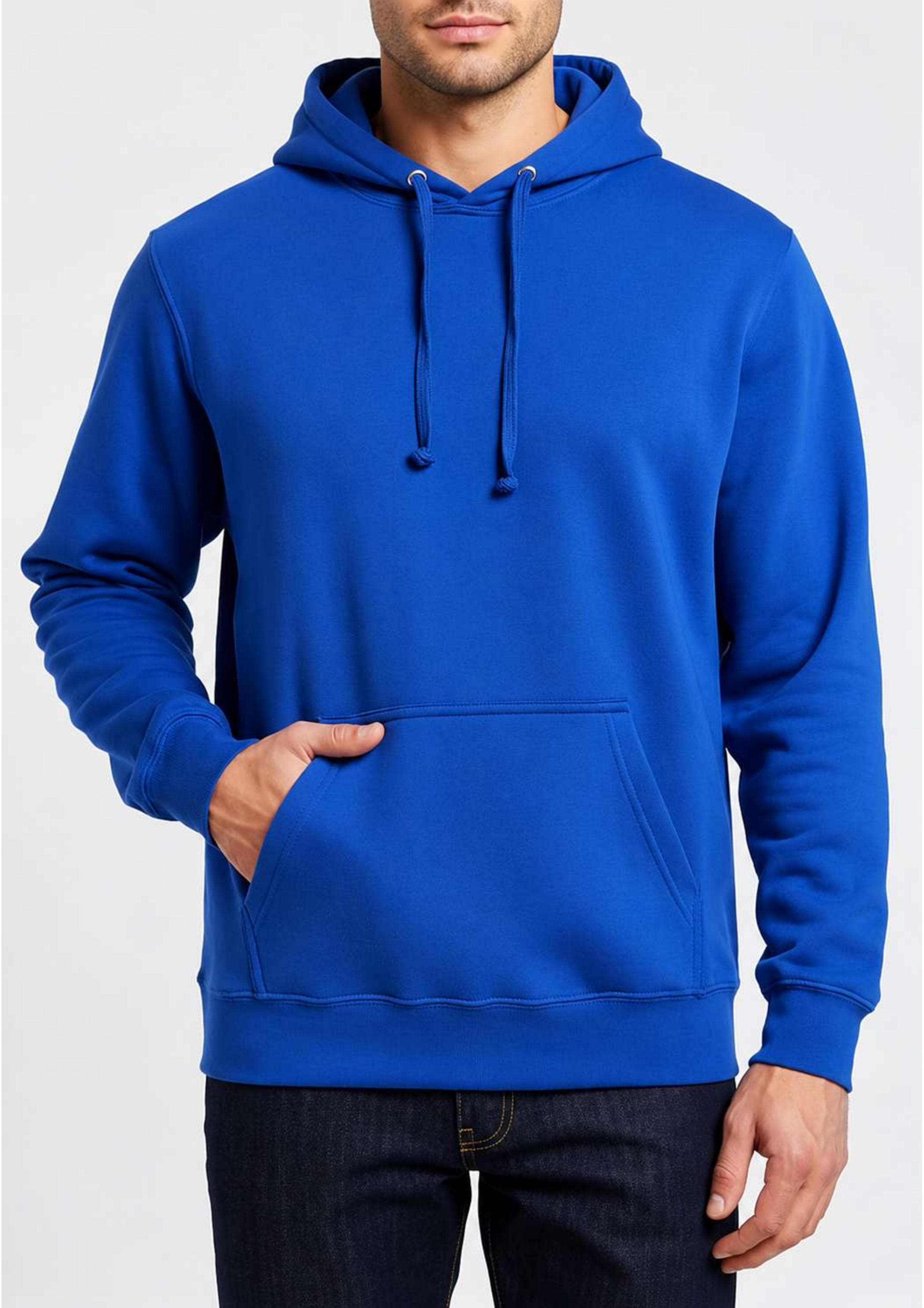 Royal Blue Pullover Hoodie