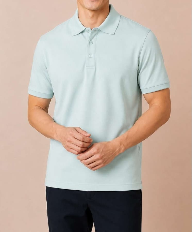 Sky Blue Polo